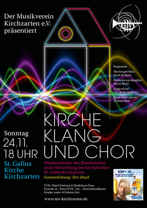 Plakat Kirchenkonzert 2019