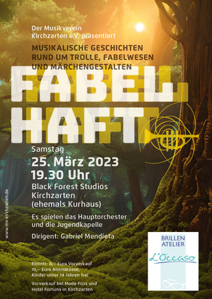 FABELHAFT - Erstes Konzert des Musikverein Kirchzarten mit seinem neuen Dirigenten Gabriel Mendieta